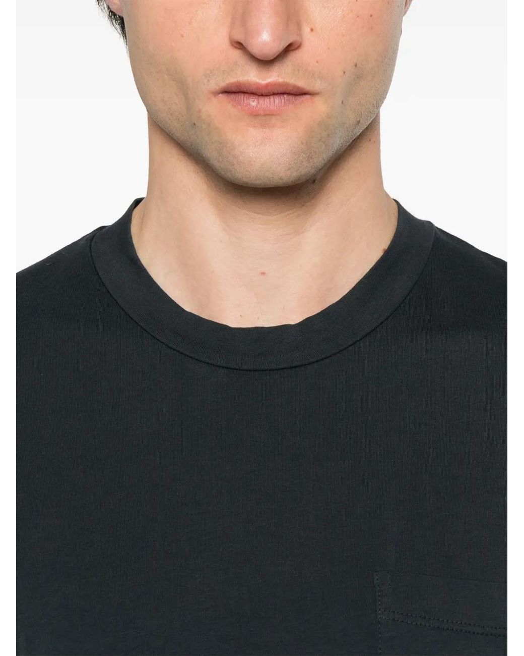Daniele Fiesoli Black Cotton T-Shirt for men