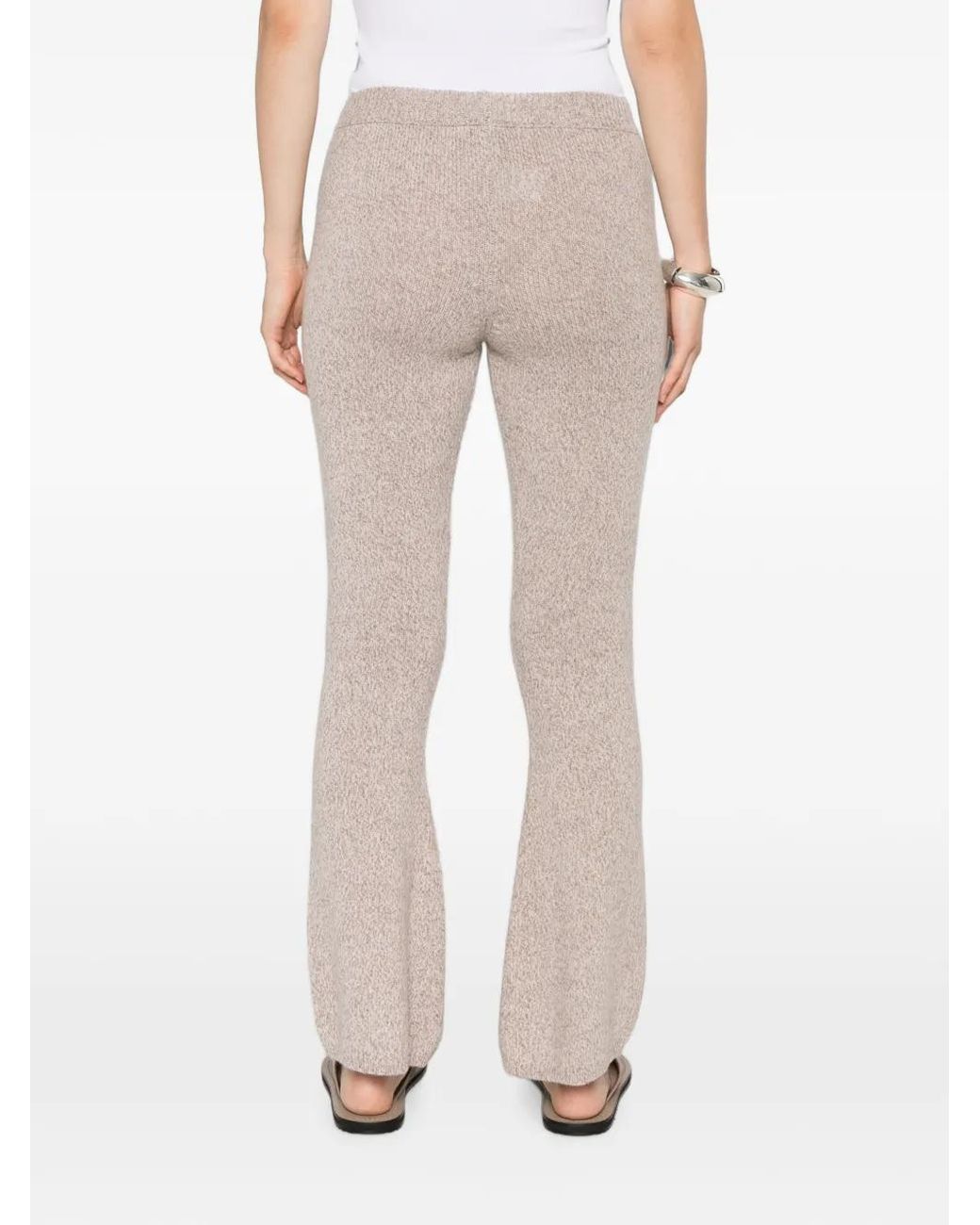 ELY ELY Flared Broek in het White