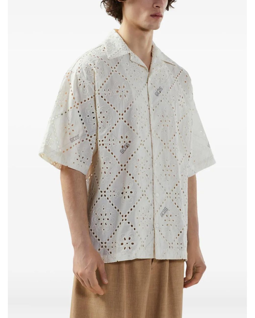 Camicia di Gcds in White da Uomo