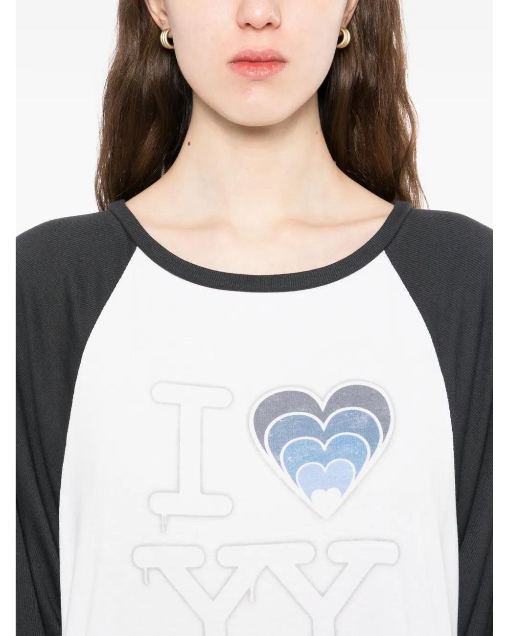 OPEN YY Black Logo-Print T-Shirt