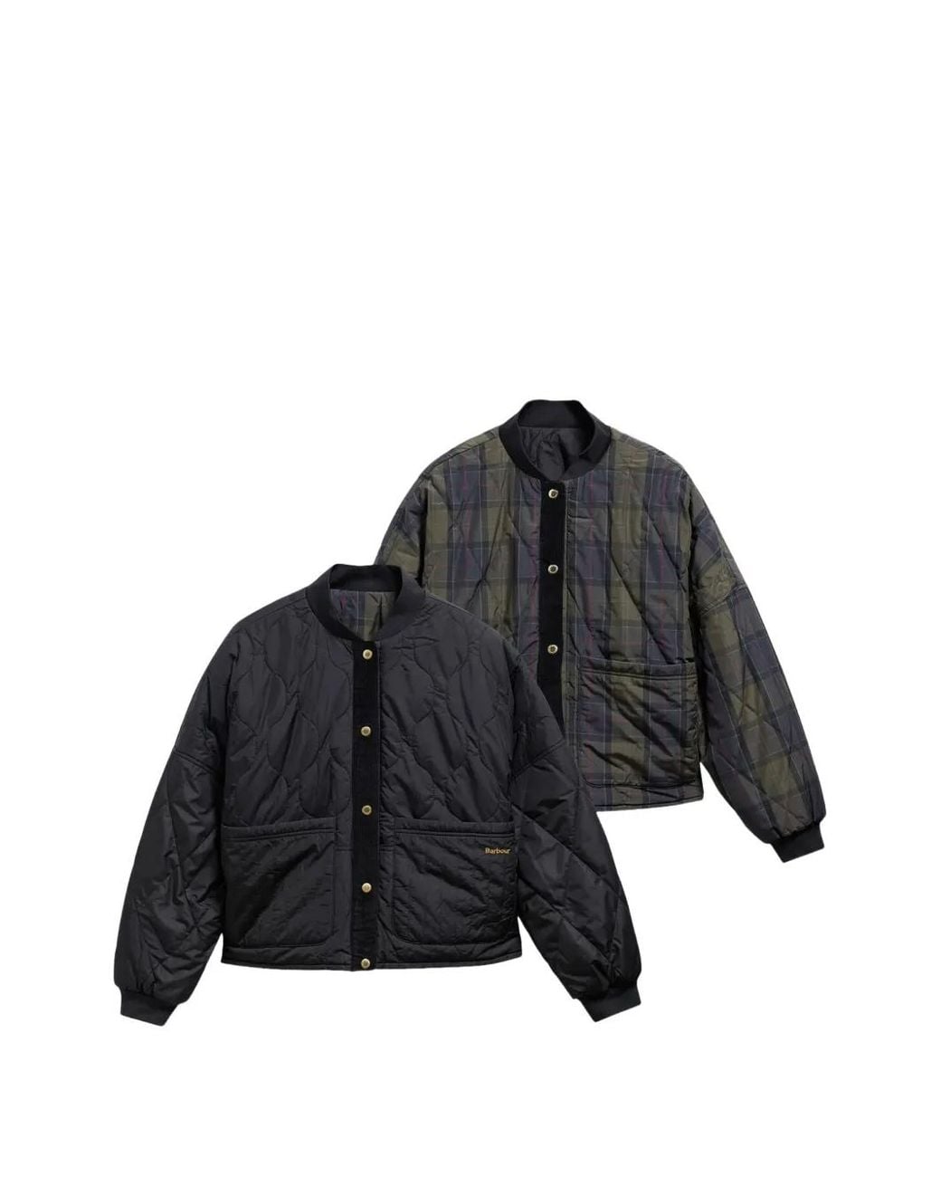 Barbour Black Ravenshill Reversible Quilted Jacket