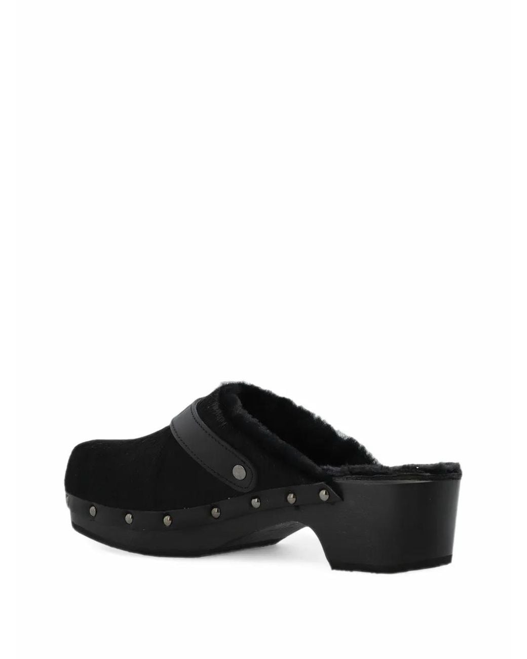 Scholl Black Pescura Robin Leather Mules