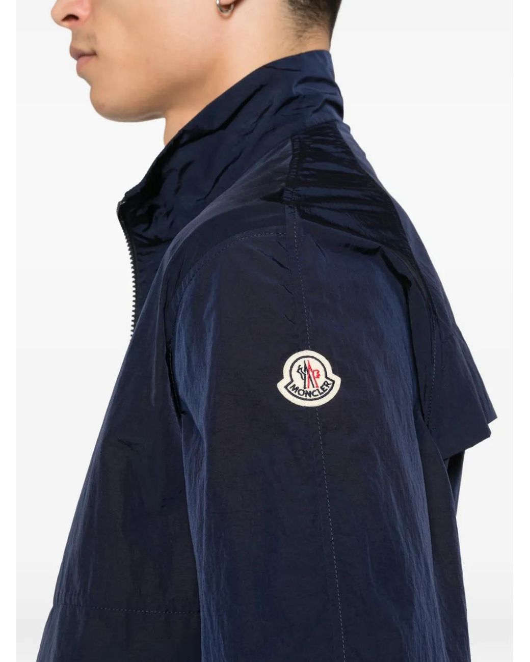 Moncler Blue Rastaba Waterproof Jacket for men