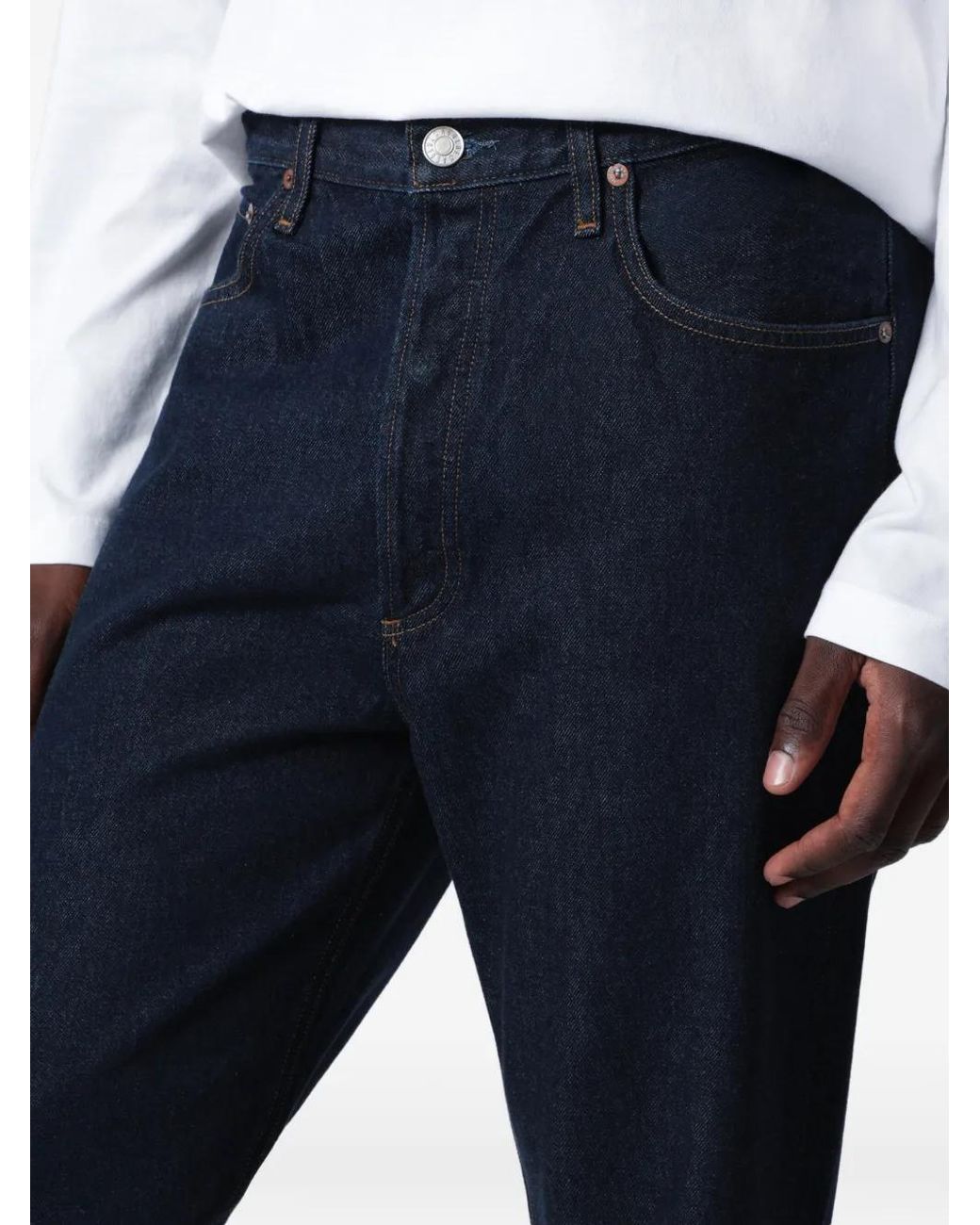 Agolde Blue Straight-Leg Jeans for men