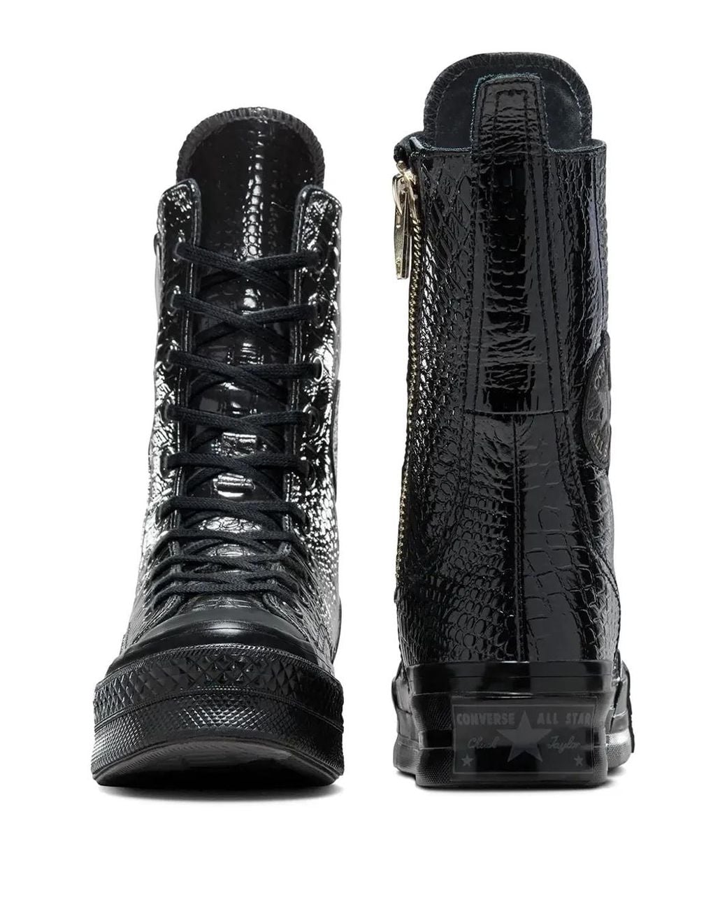 Converse Black Chuck 70 Plus X High Leather Boots