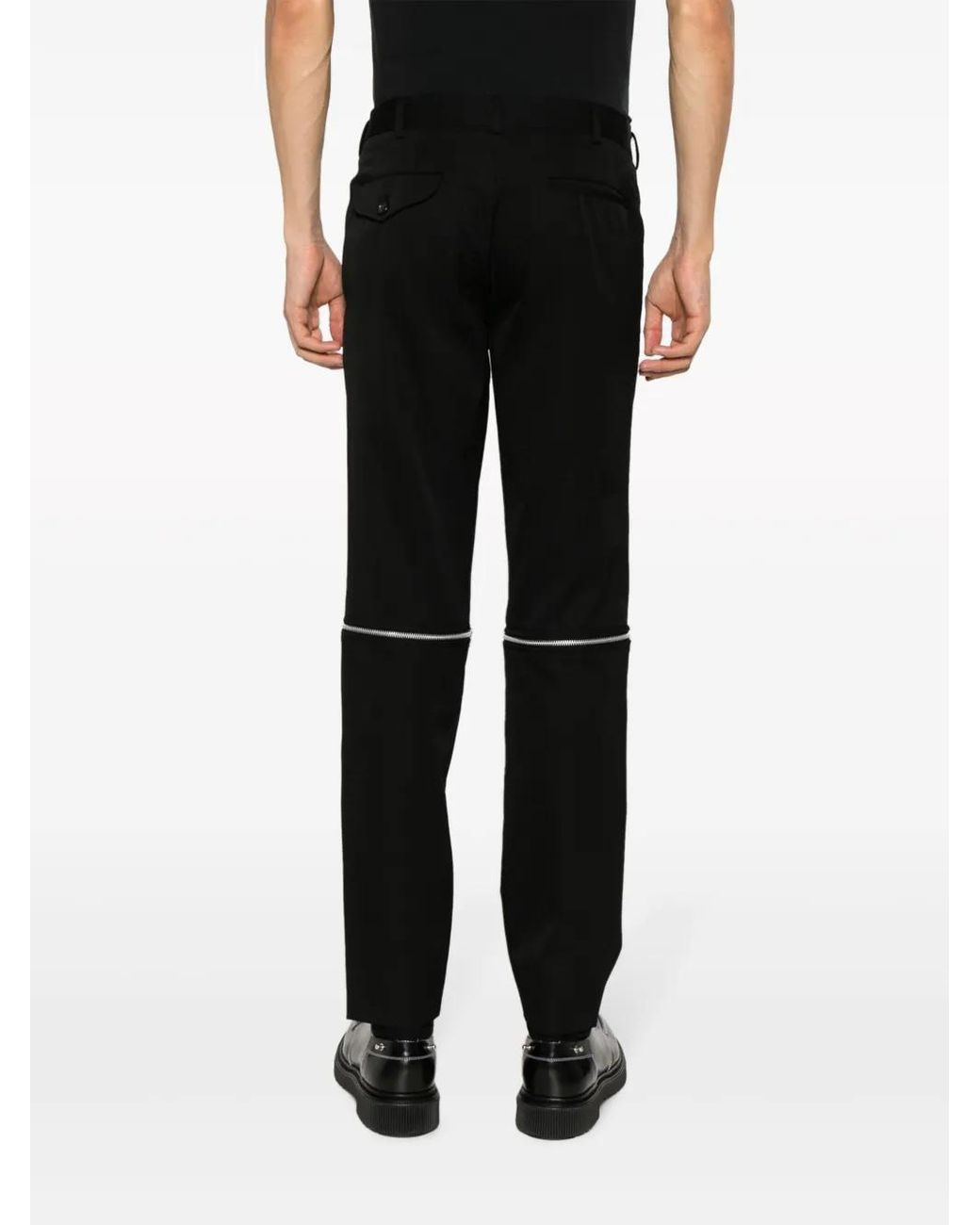 Comme des Garçons Black Detachable-Legs Wool Trousers for men