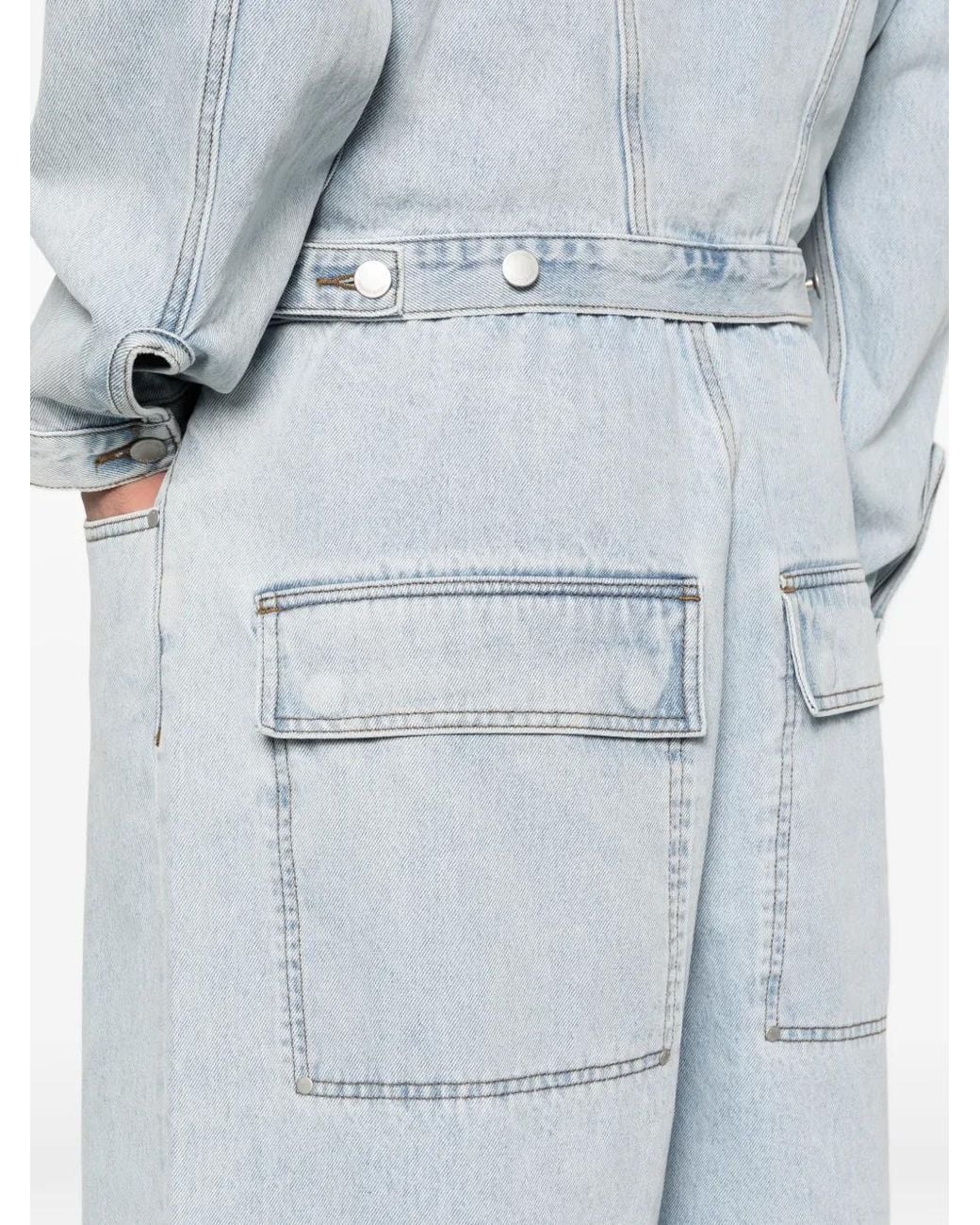 Entire studios Blue Spar Pocket Elasticated Shorts