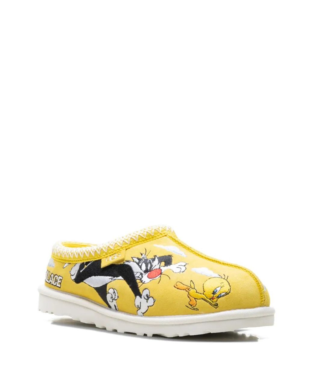 Ugg Yellow X Palace Looney Tunes Cartoon-Print Tasman Slippers for men
