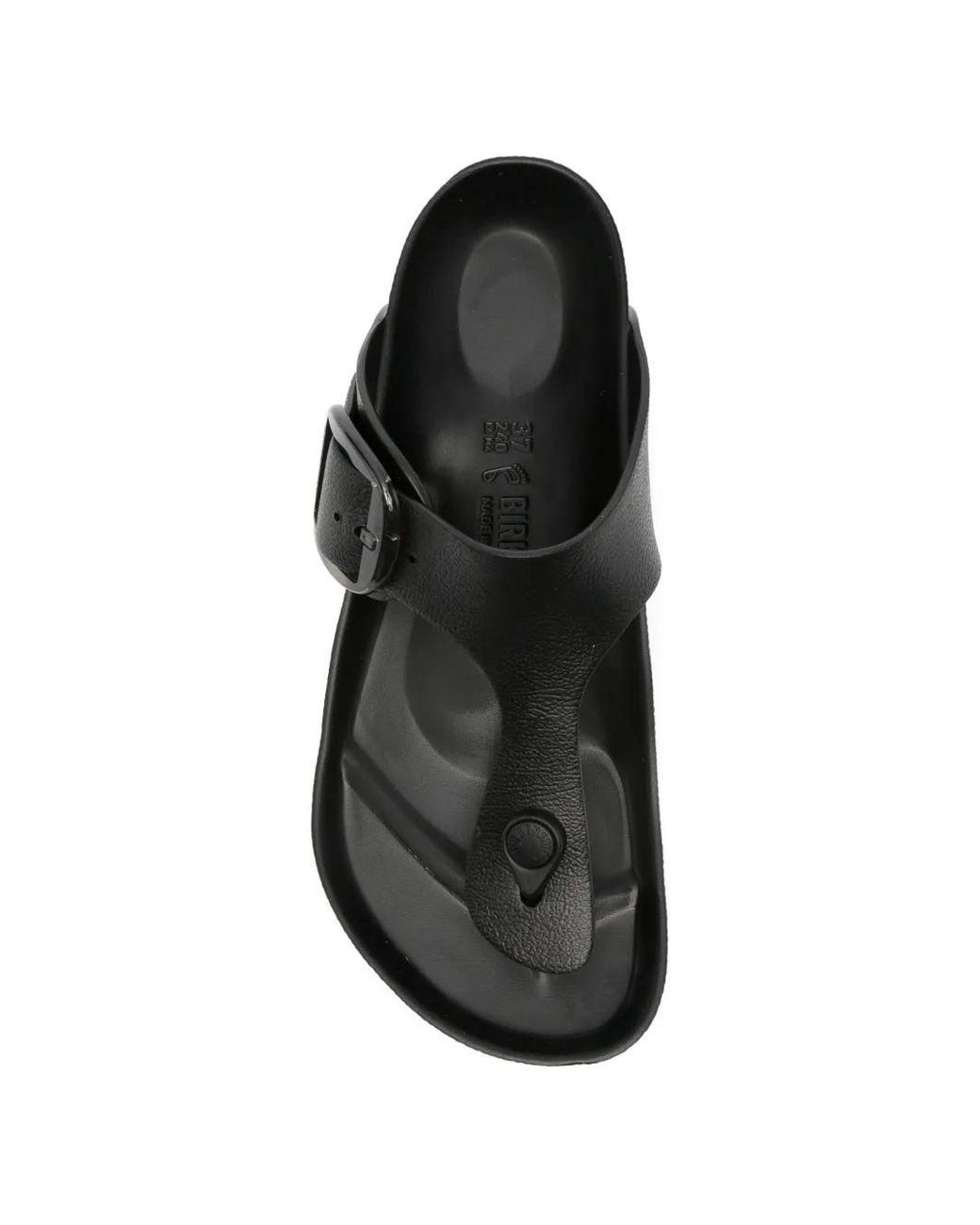 Birkenstock Black Gizeh Big Buckle Sandals