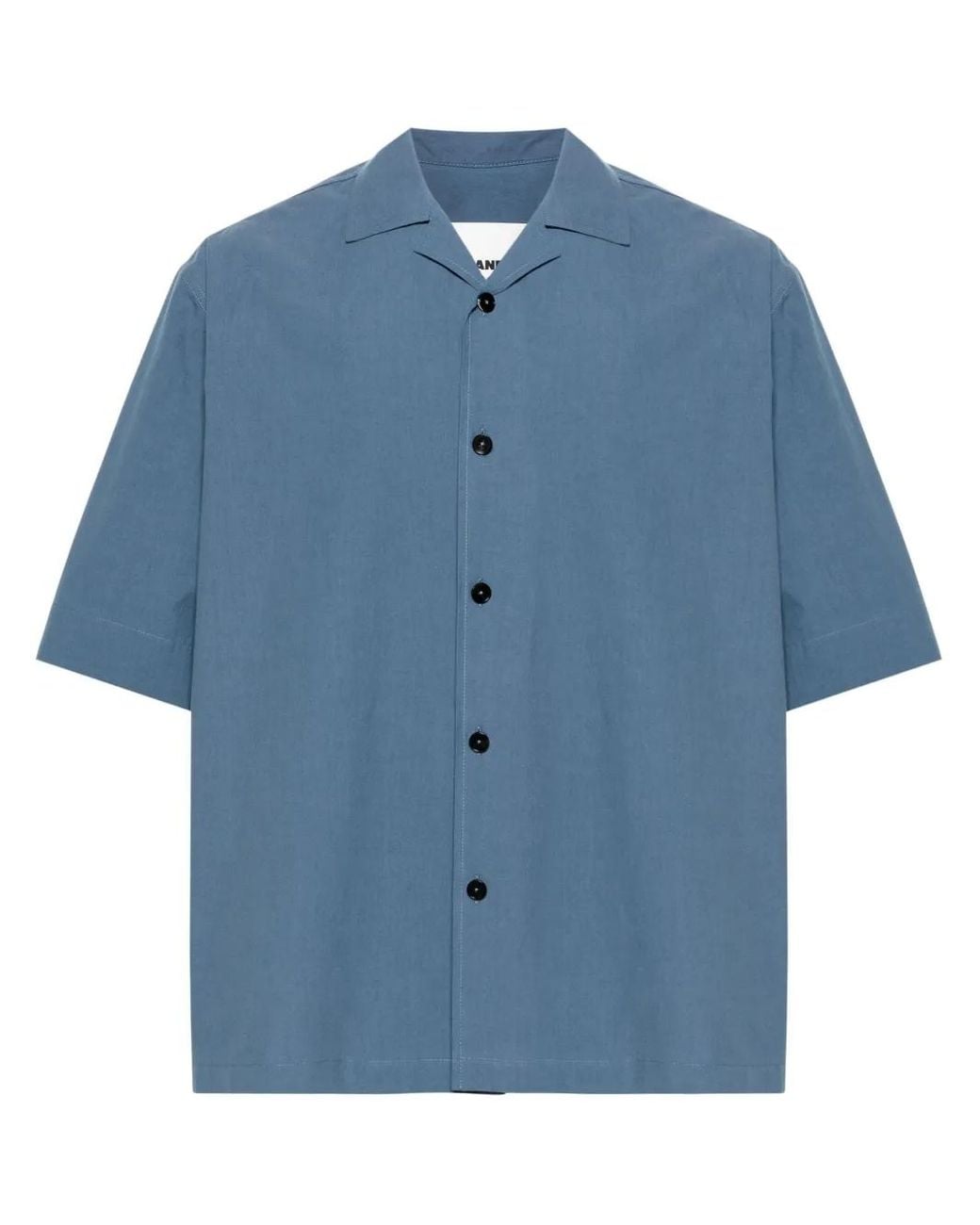 Jil Sander Blue Essential Cotton Shirt For for men