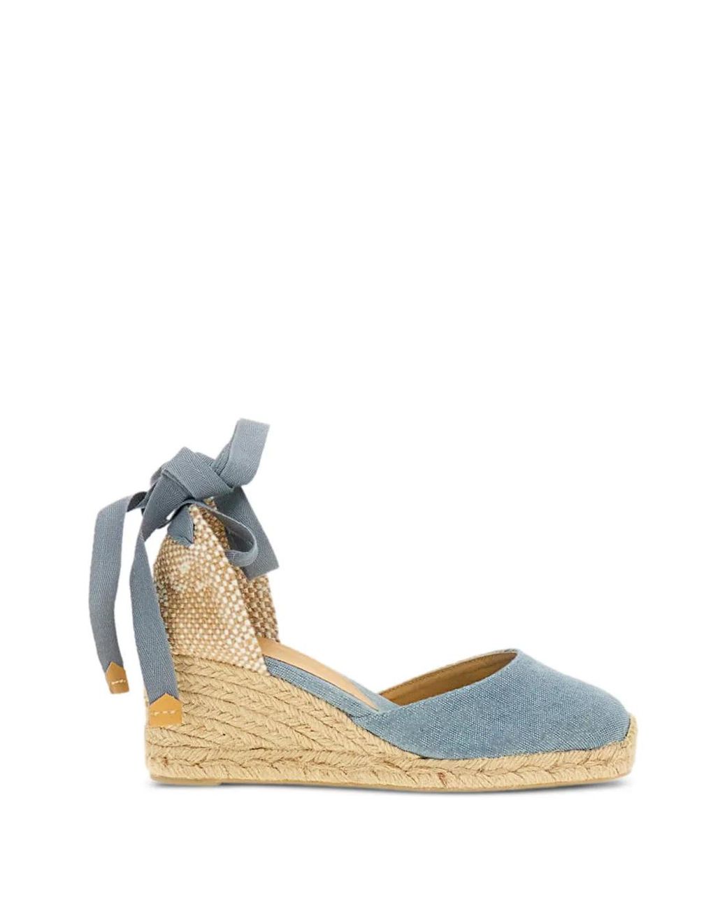 Castaner Blue Ankle-Strap Espadrilles