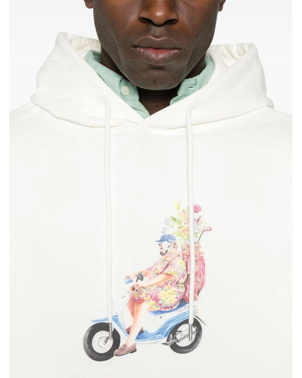 Drole de Monsieur White Le Hoodie Golfeur Hoodie for men