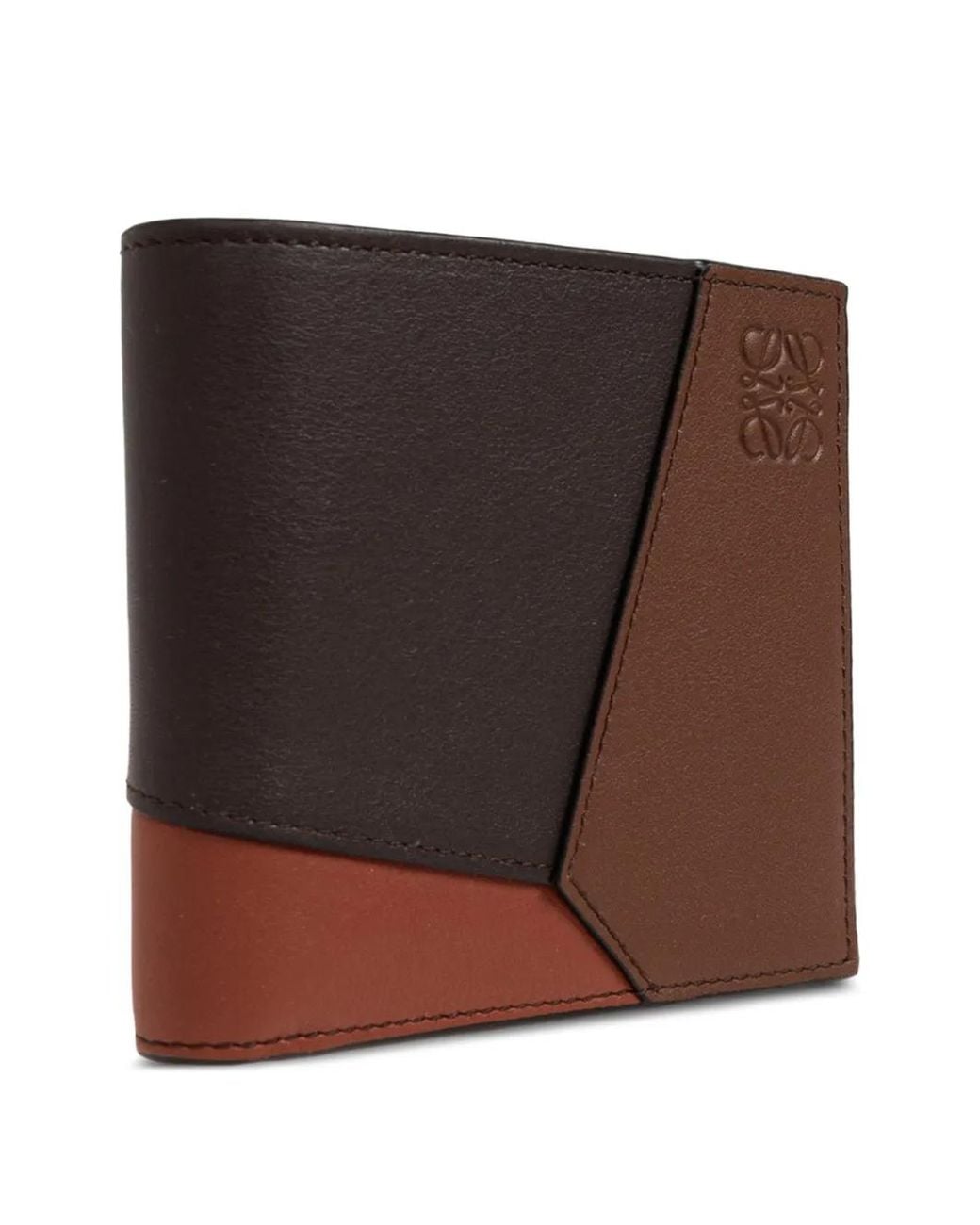 Loewe Brown Puzzle Bi-Fold Wallet for men