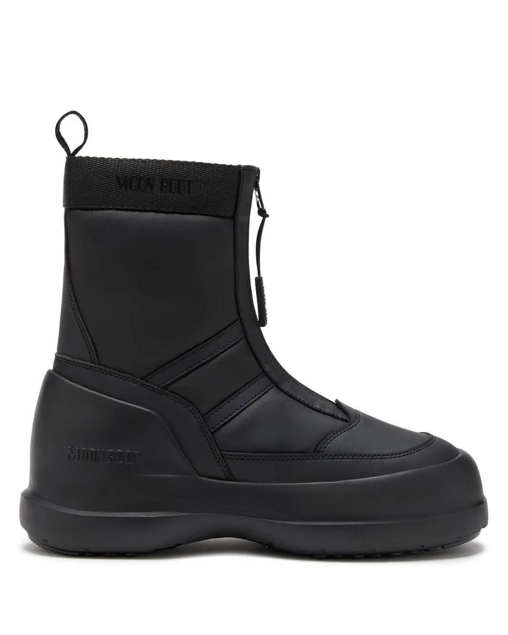 Moon Boot Black Luna Boots - Unisex - Polyurethane/polyamide/polyethylene Vinyl Acetate (peva)/rubberpolyester