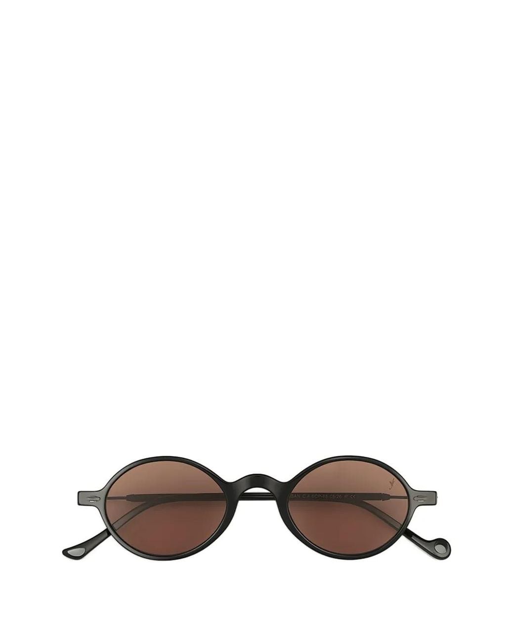 Eyepetizer Brown Dosan Round-Frame Sunglasses