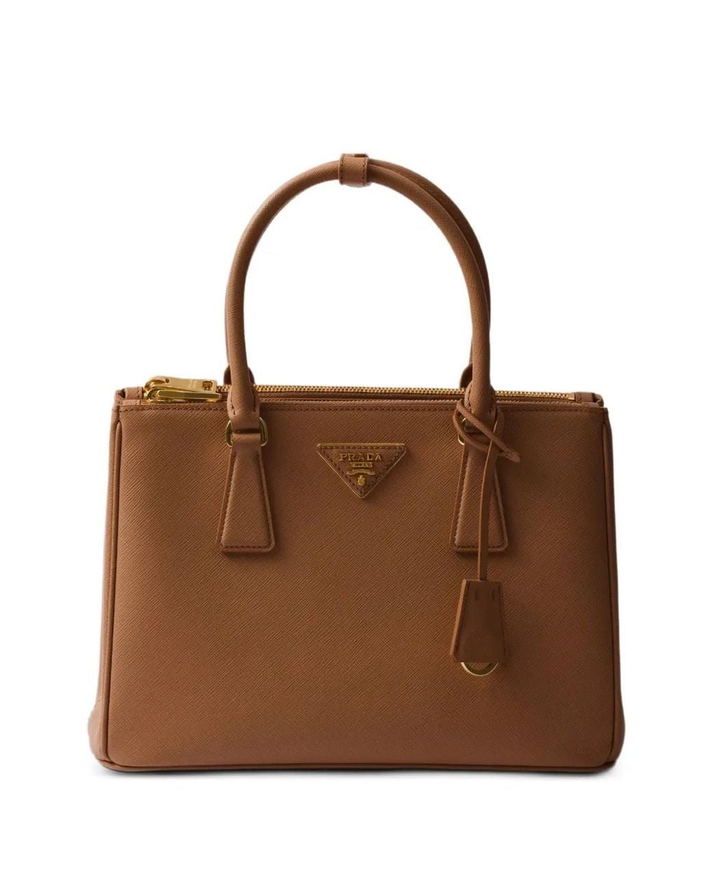 Prada Brown Galleria Medium Saffiano Leather Bag