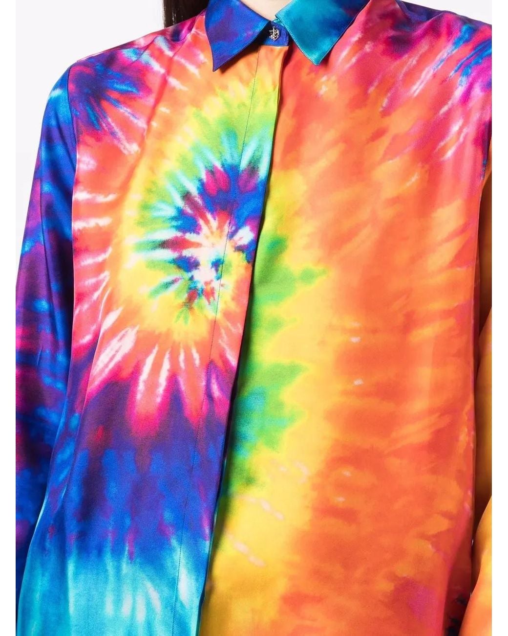 Chemise À Imprimé Tie-Dye Philipp Plein en coloris Pink