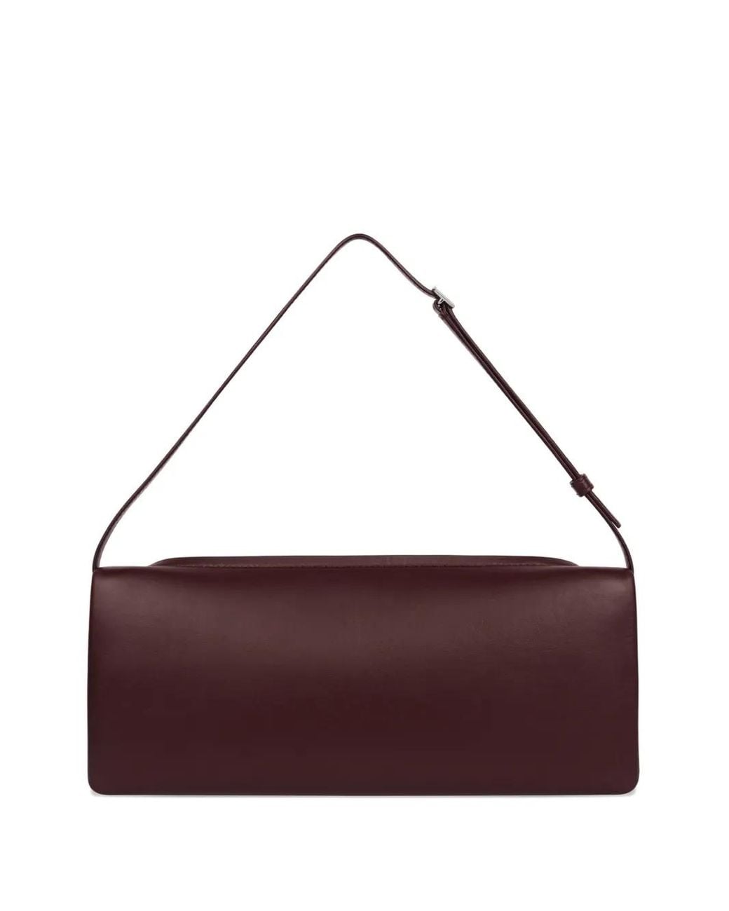 Courreges Purple Cuff Leather Clutch