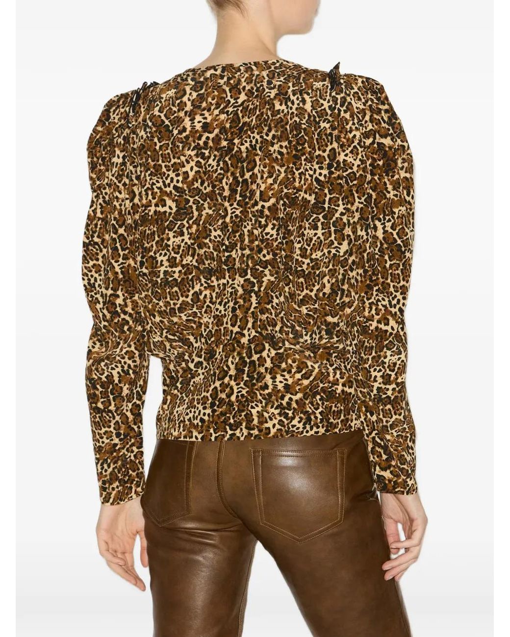 Isabel Marant Brown Zarga Blouse