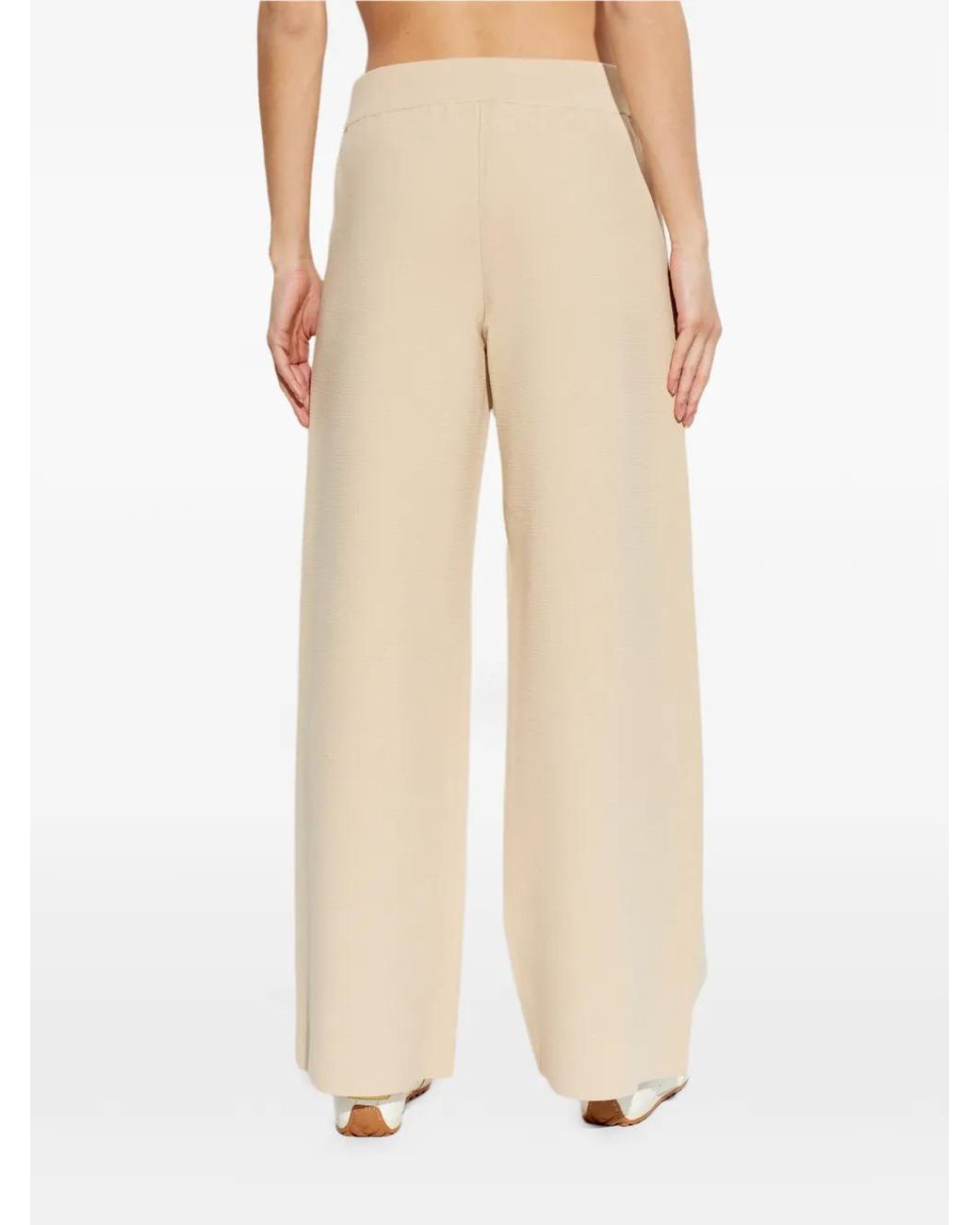 AllSaints Natural Sonny Logo-Embroidered Trousers