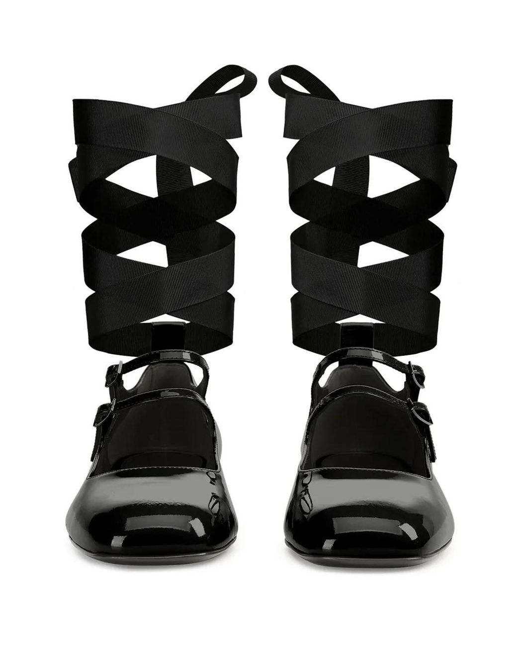 Sergio Rossi Black Si Rossi Ballet Flats