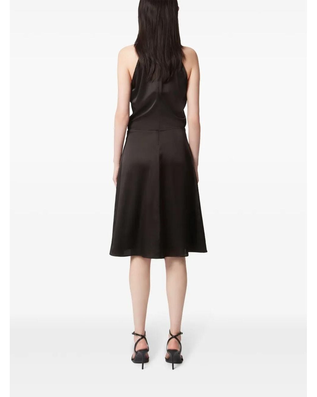 Nina Ricci Black Ruched-Detailing Dress