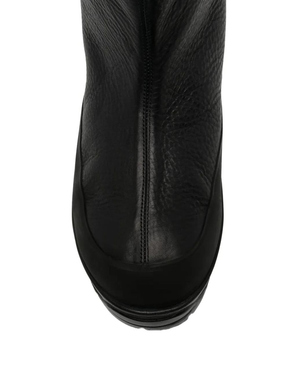 Diemme Black Bottines Badia En Peau Lainée for men