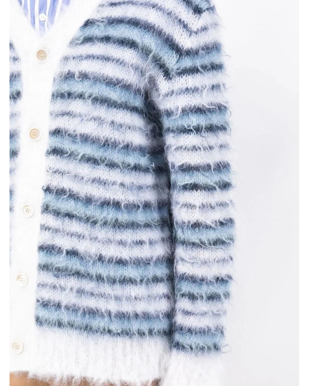 Marni Blue Sweaters Cream for men