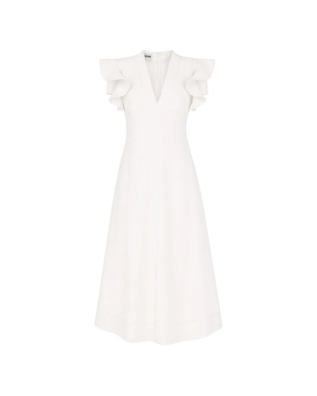 Moschino White Clothing Dresses