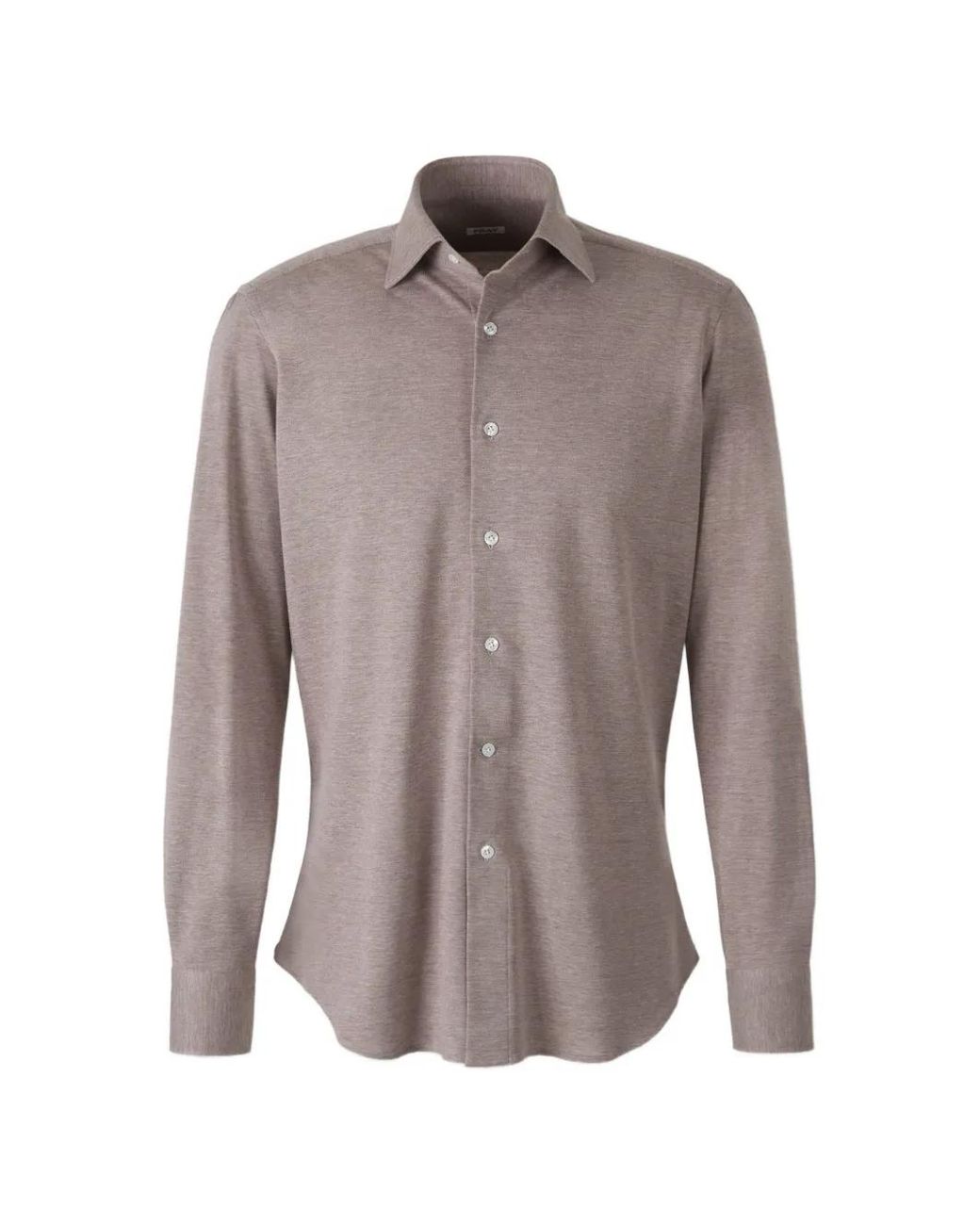 Fray Brown Gabriel Spread-Collar Shirt for men