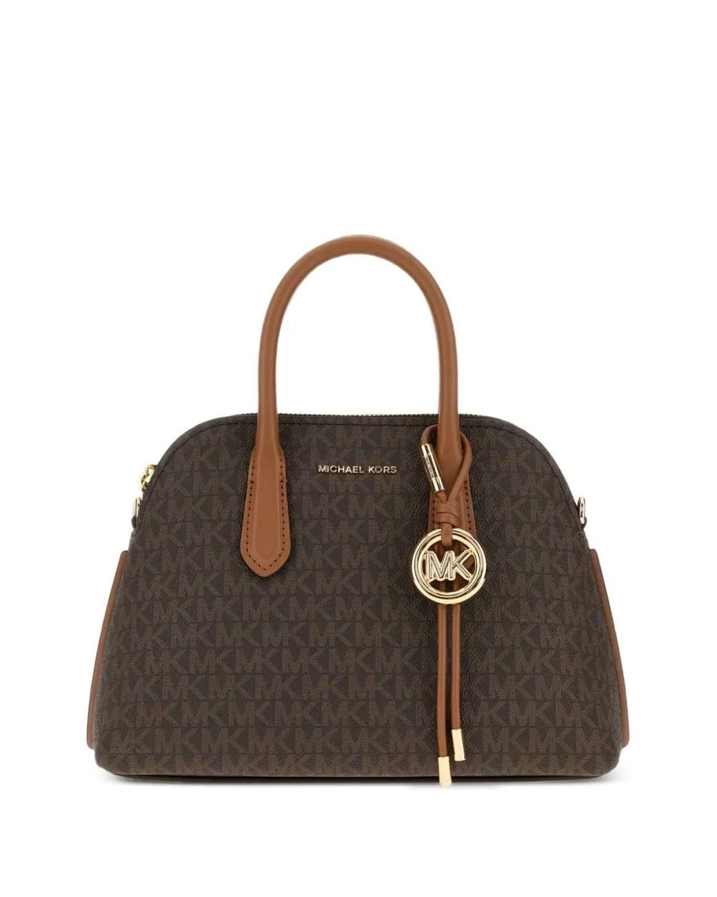 MICHAEL Michael Kors Brown Printed Canvas Freddie Handbag