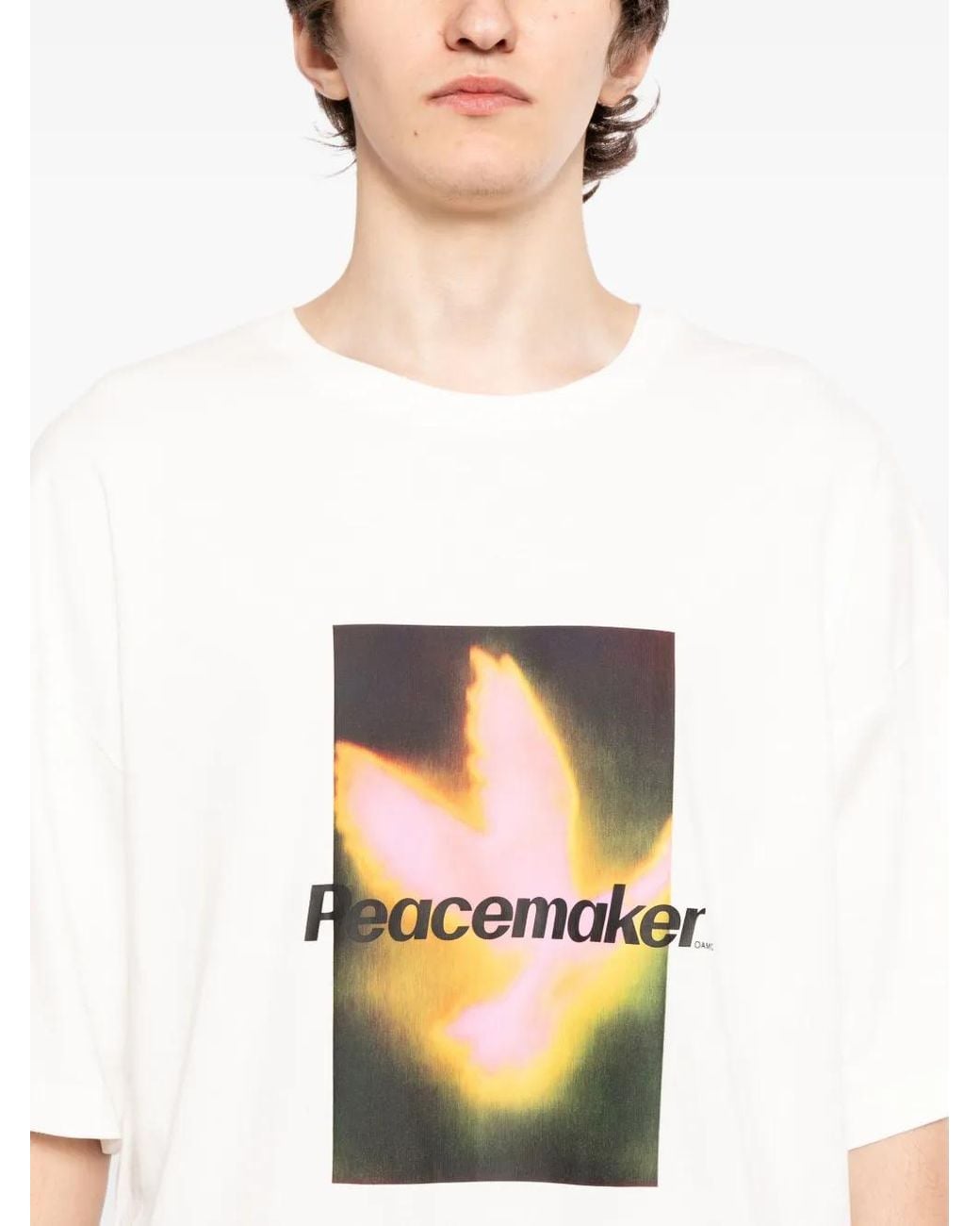 Oamc Peacemaker White Bird T-Shirt for men