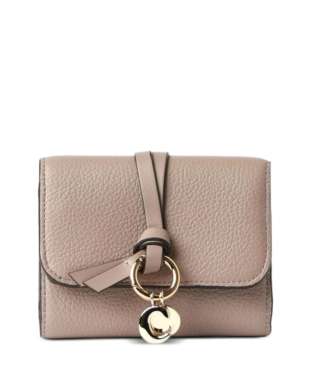 Chloé Natural Alphabet Leather Wallet