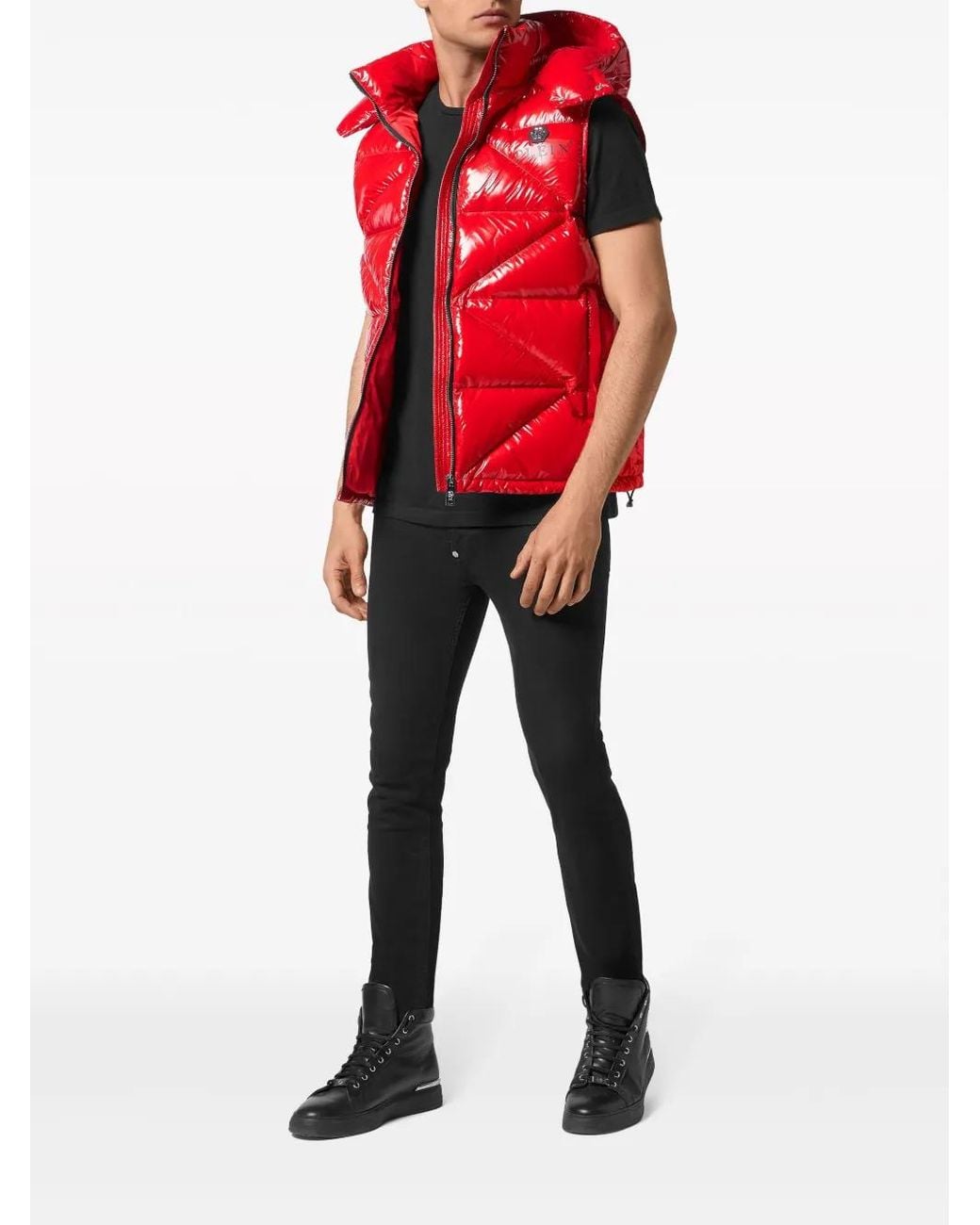 Philipp Plein Red Puffer for men