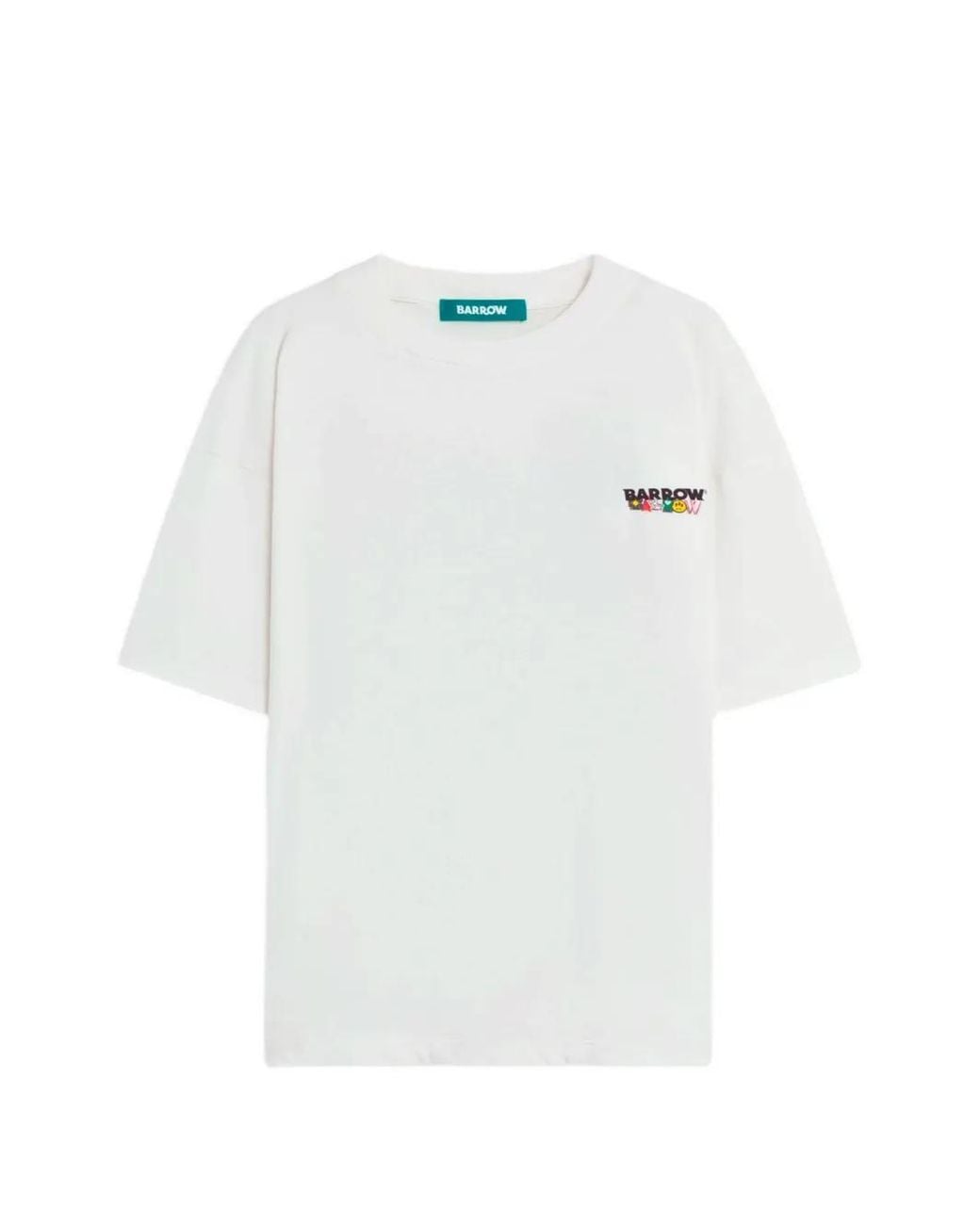 Barrow White Printed T-Shirt for men