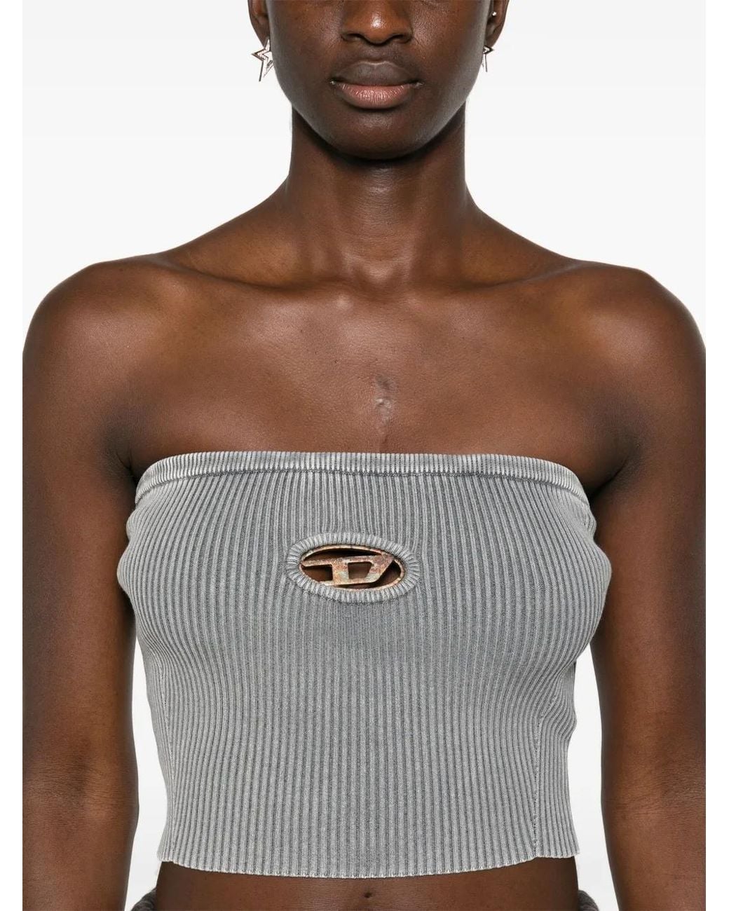 DIESEL Gray Sweaters