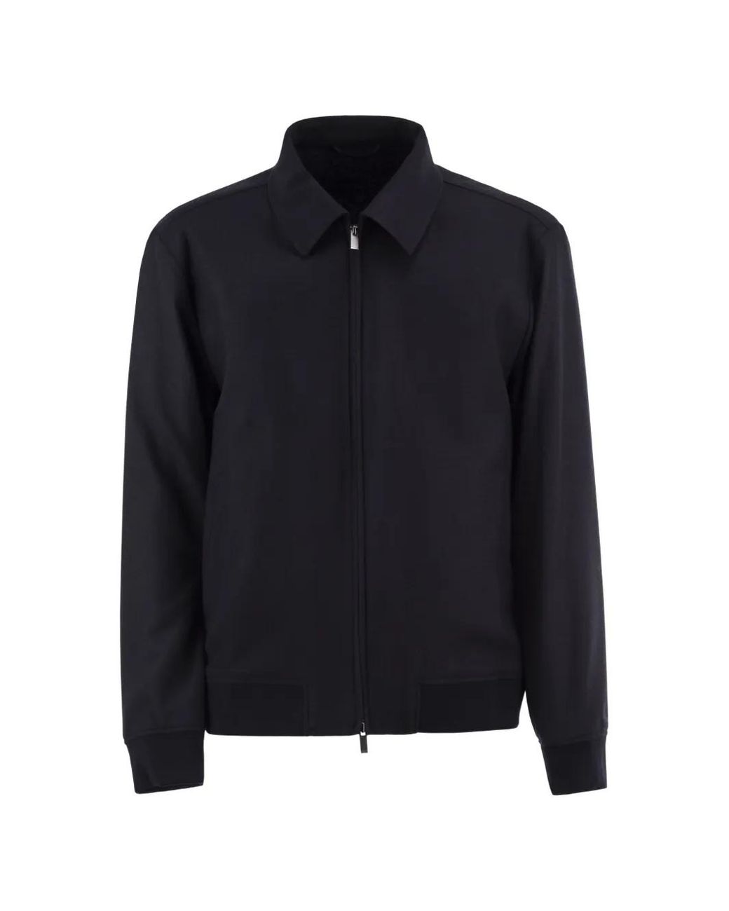 Boss Blue Slim-Fit Zip-Up Jacket for men
