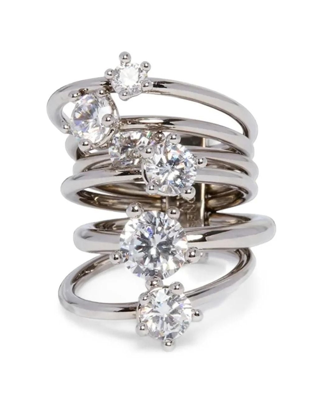 Panconesi White Diamanti Orbit Ring