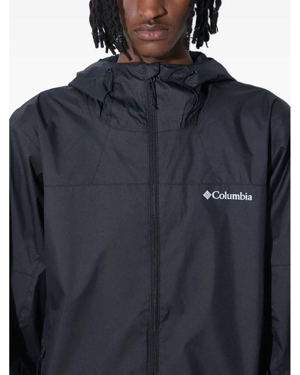 Chaqueta Con Capucha Columbia de hombre de color Blue