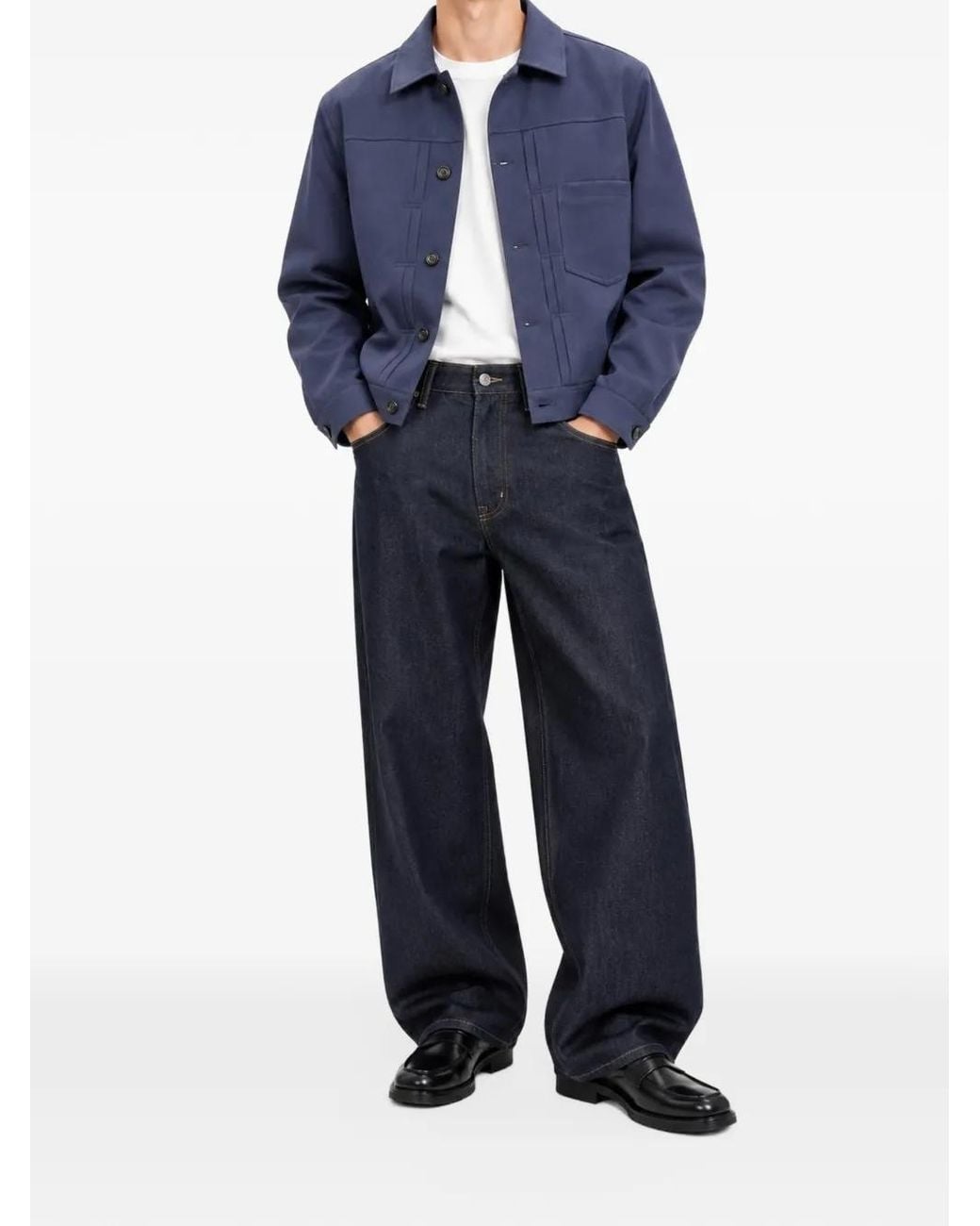 BE ABLE Blue Martin Wool Jacket for men
