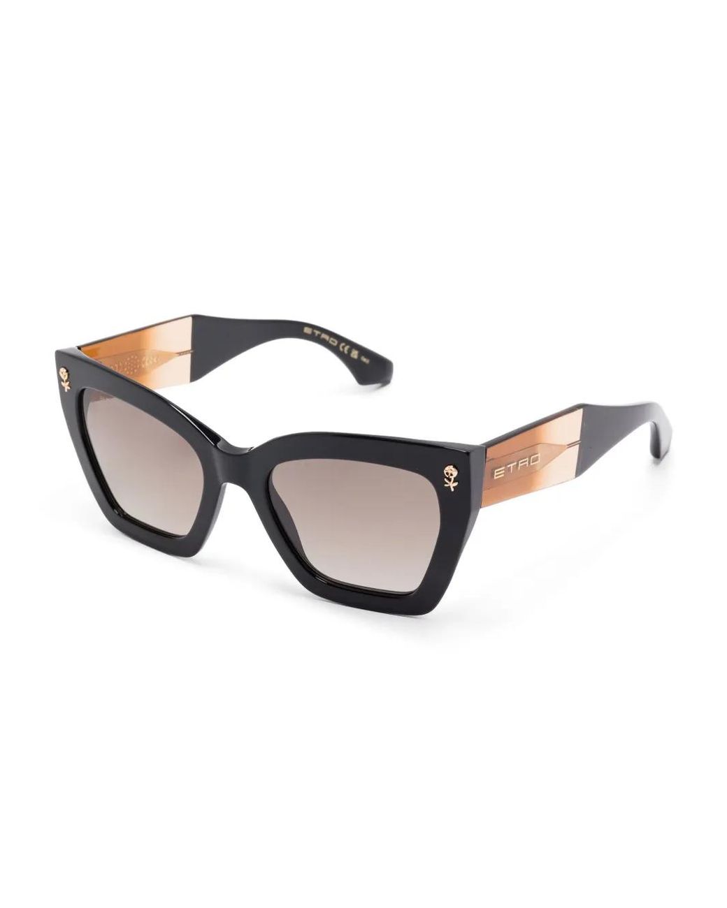 Etro Black Butterfly-Frame Sunglasses