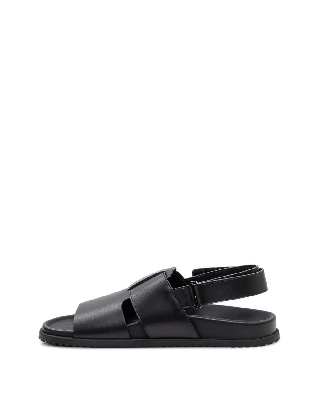 Dolce & Gabbana Black Open-Toe Strap Sandals for men