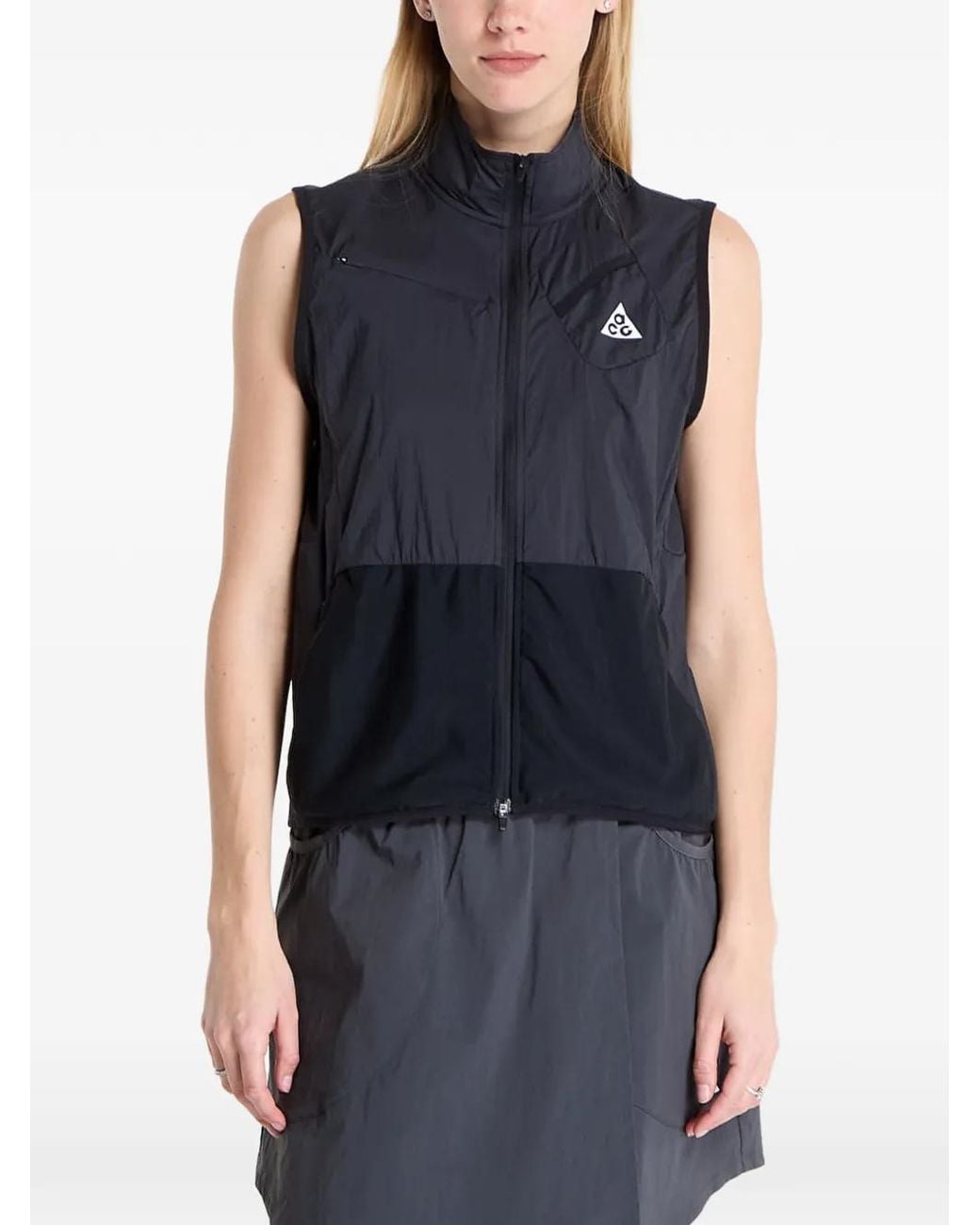 Nike Blue Acg Trail Running Gilet