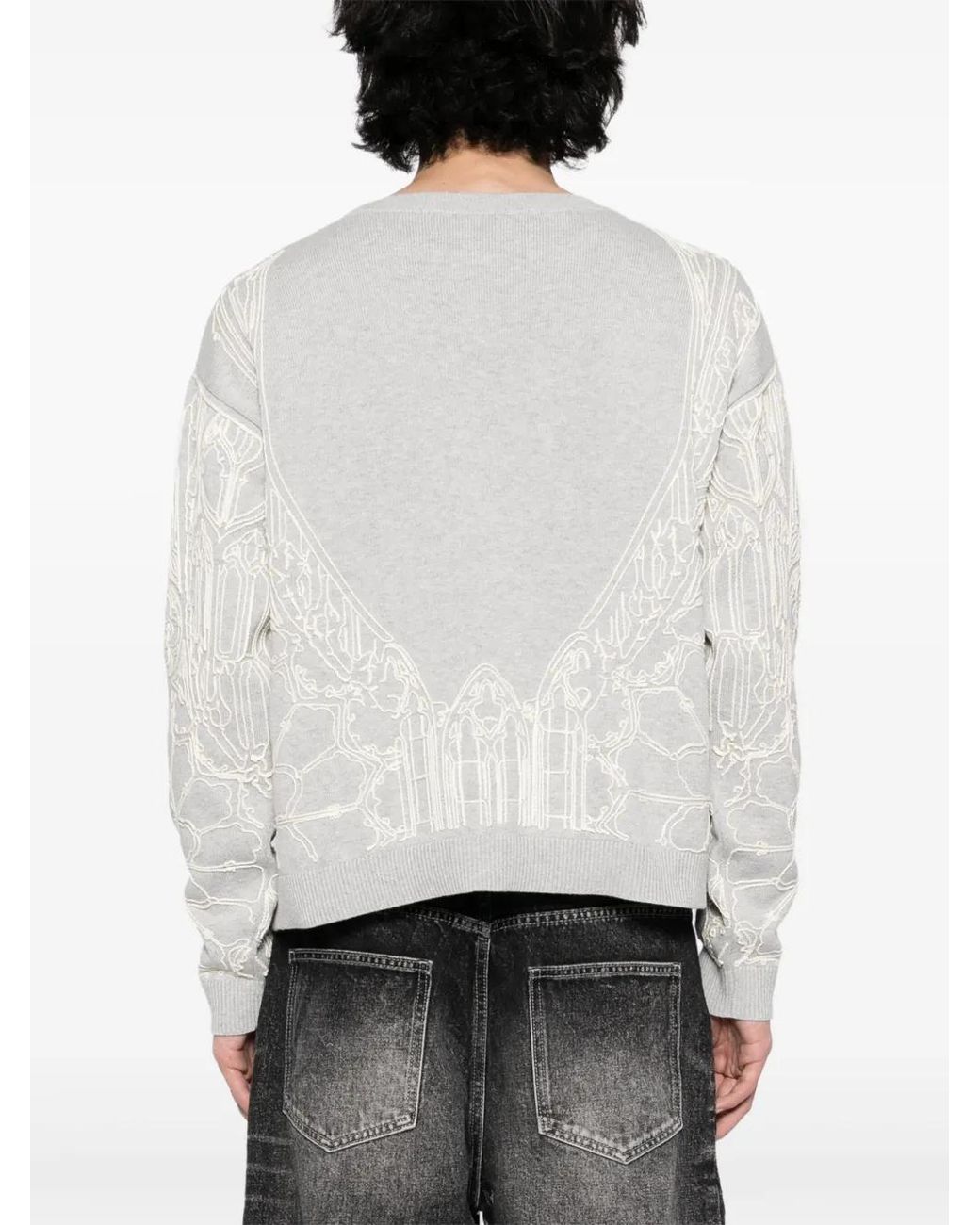 Who Decides War White Notre Dame Jumper for men