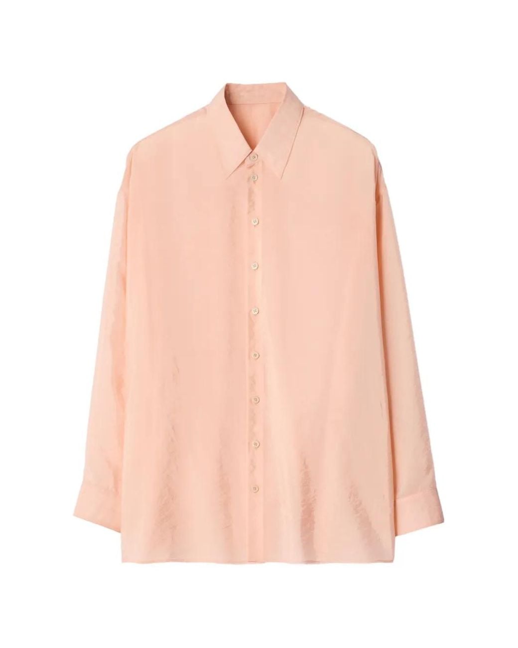 Lemaire Pink Draped Shirt