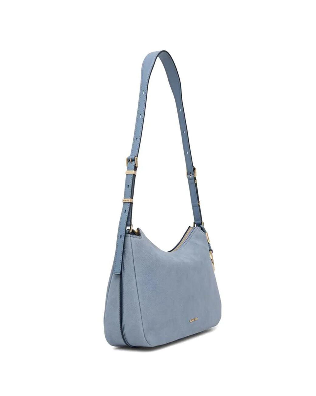 MICHAEL Michael Kors Blue Medium Nolita Logo-Charm Shoulder Bag