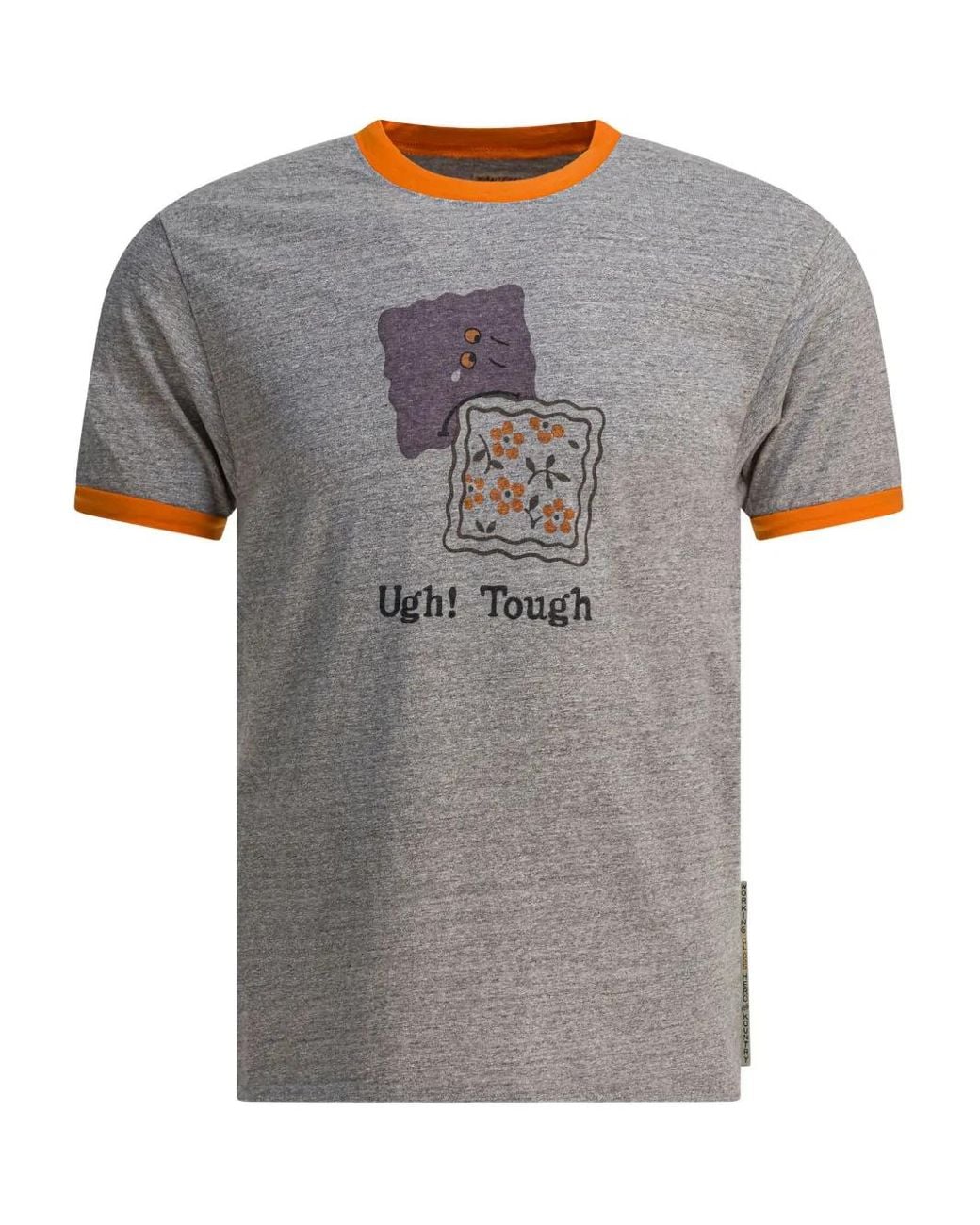 Kapital Gray Graphic-Print T-Shirt for men