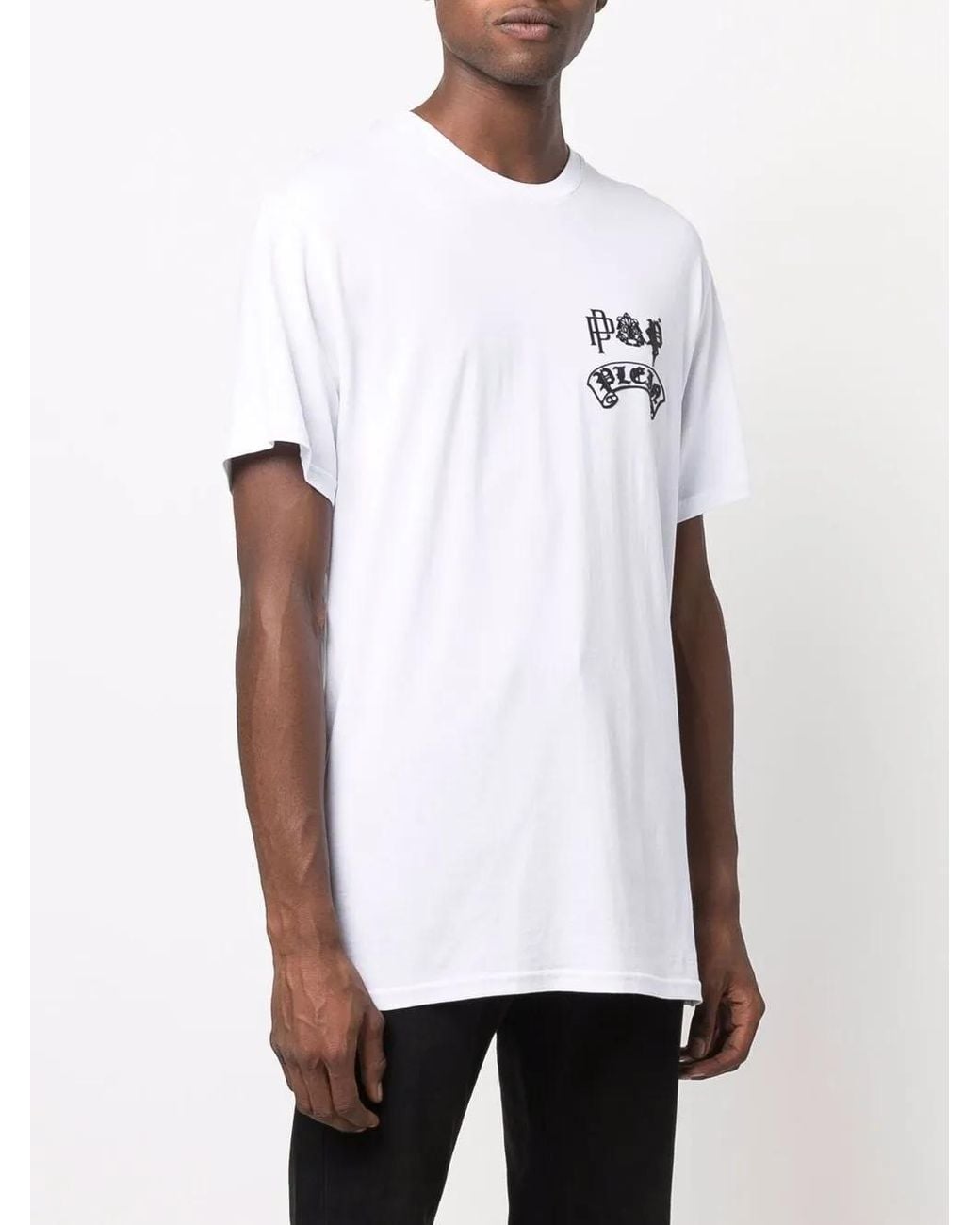 Philipp Plein White Logo T-Shirt