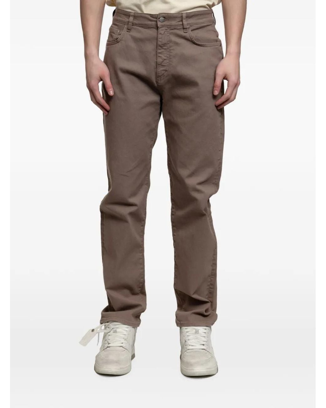 Vaqueros Rectos Estilo Baggy Represent de hombre de color Brown