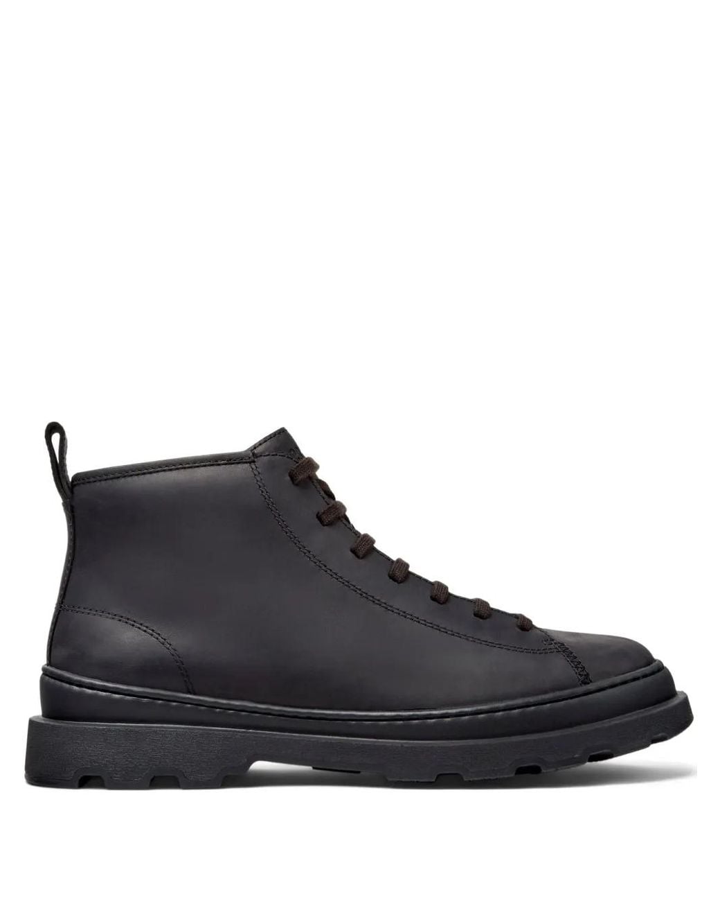 Camper Black Brutus Lace-Up Boots for men